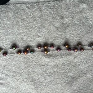 Elegant Handmade, Multicolor Beaded Necklace